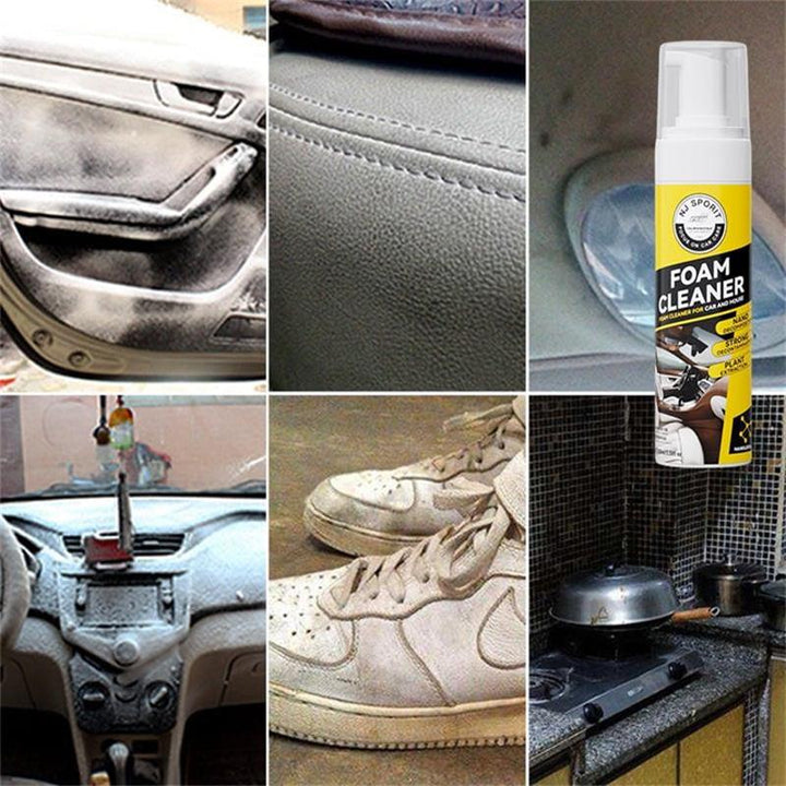 Car Interior Foam Cleaner with Citrus Scent and UV Protection, 100ml