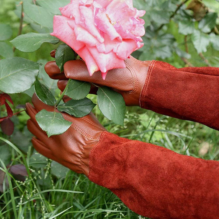 Gardening Gloves with Reinforced Palm and Textured Fingertips, Elastic Wristband