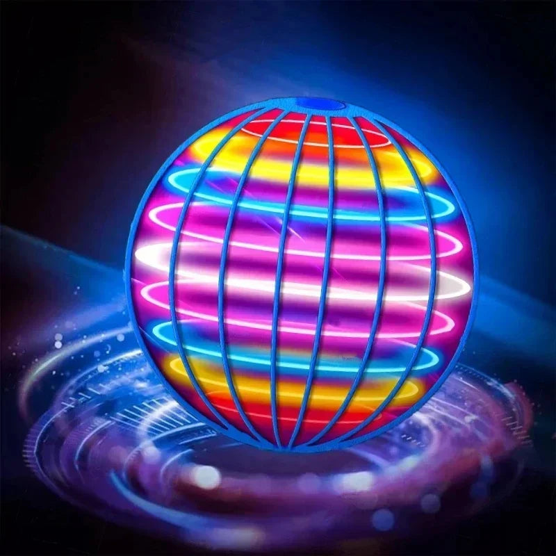 Hand-Controlled Flying Spinner with 360° Gyroscope and Multicolor LED Lights
