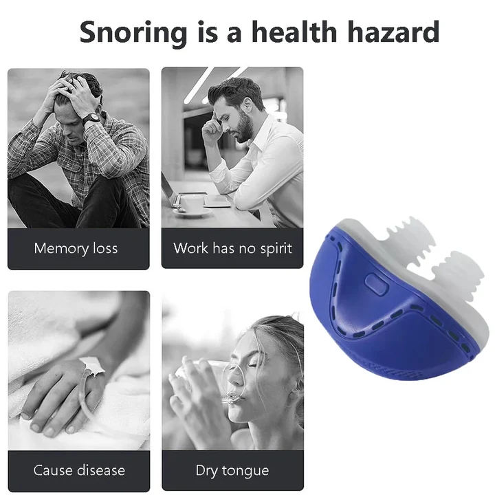 Electric Anti Snore Device with Dual Vortex Airflow