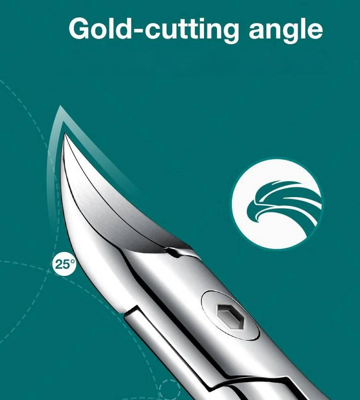 Heavy Duty Curved Toenail Clipper, Ergonomic Trimmer for Thick Nails