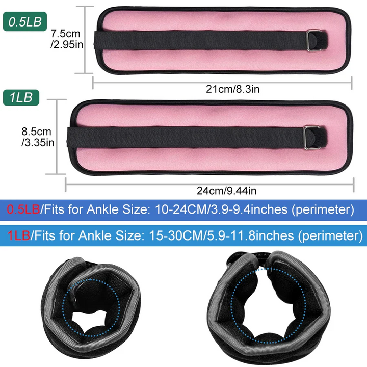 Adjustable Ankle and Wrist Weights