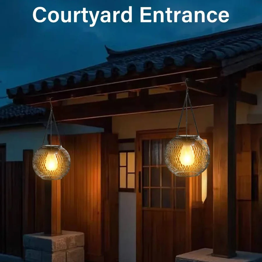 Outdoor Solar Hanging Lantern