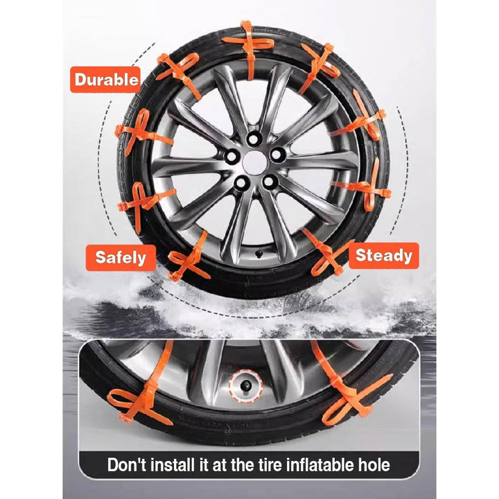 Wheel Tire Snow Chains for Car Truck Anti Skid Emergency