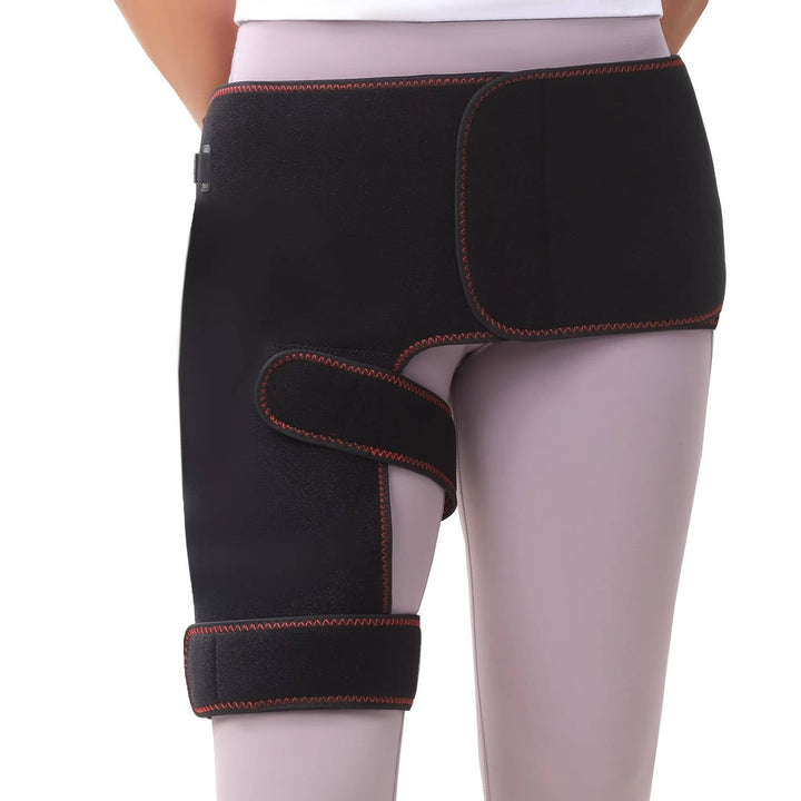 Electric Hip and Lower Back Heating Wrap with Graphene Elements – Adjustable Heat Settings, Vibration Modes, Auto Shutoff, 18.5 Inch Coverage
