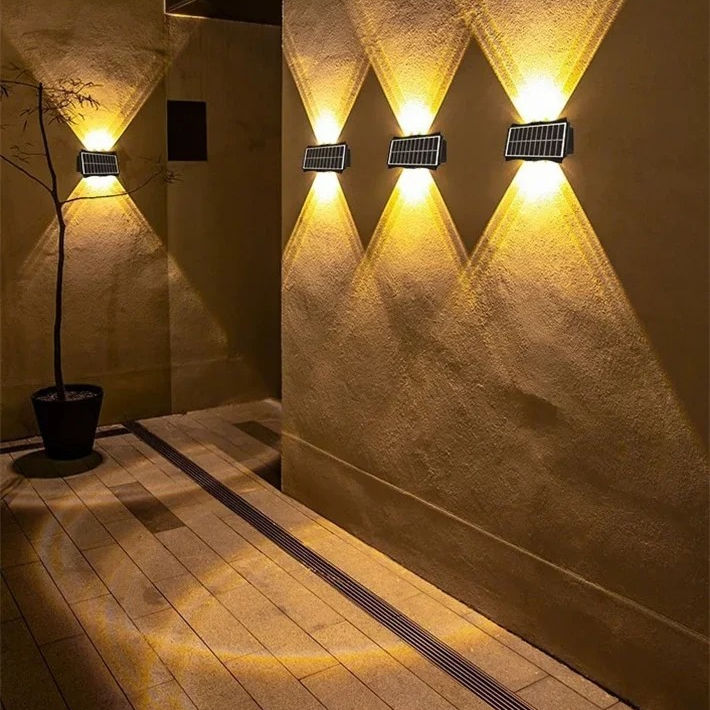 Outdoor Solar Wall Lighting Waterproof with Sensor