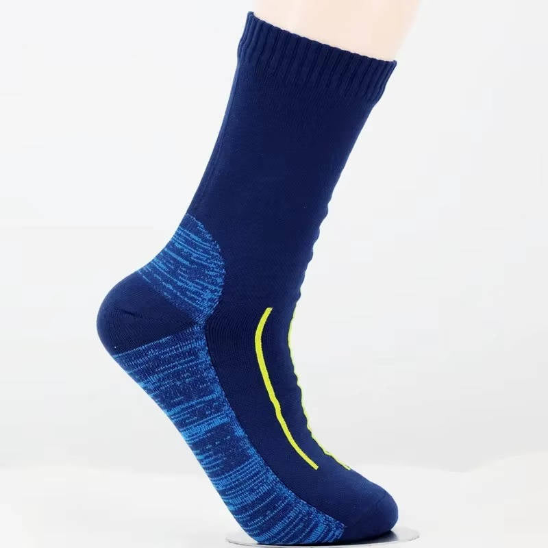 Waterproof Socks, Breathable Hiking Wading Outdoor Crew Socks, Warm Unisex