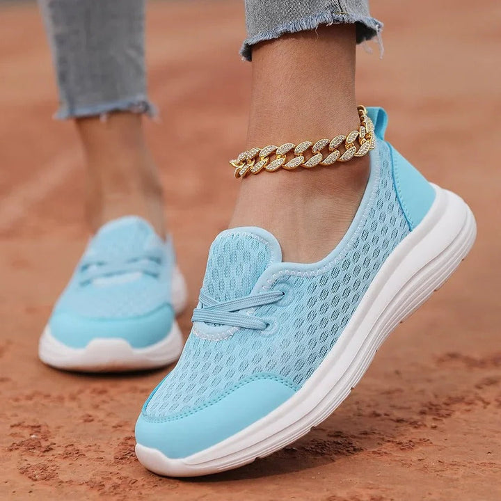 Womens Mesh Orthopedic Shoes with Memory Foam Cushioning and Arch Support