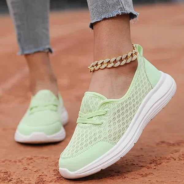 Womens Mesh Orthopedic Shoes with Memory Foam Cushioning and Arch Support