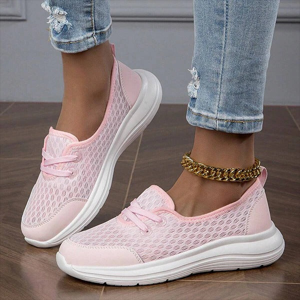 Womens Mesh Orthopedic Shoes with Memory Foam Cushioning and Arch Support