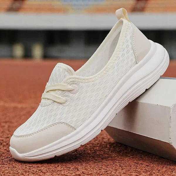 Womens Mesh Orthopedic Shoes with Memory Foam Cushioning and Arch Support