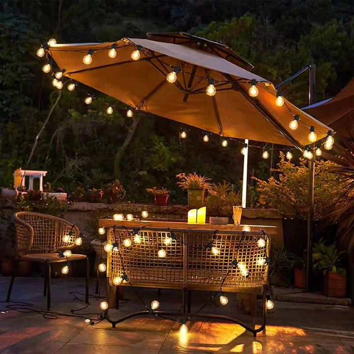 Outdoor LED Bulb String Lights for Home and Events