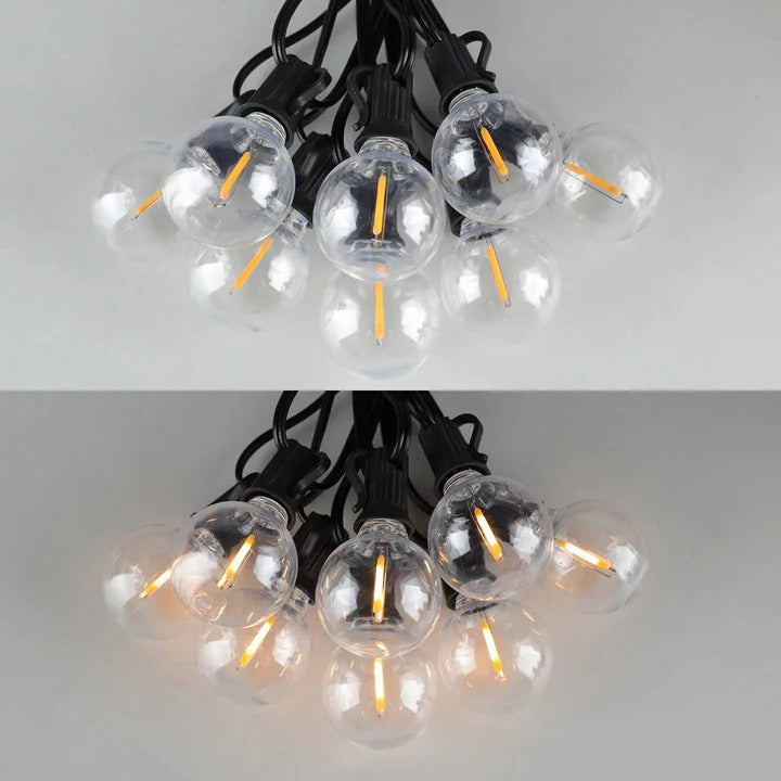 Outdoor LED Bulb String Lights for Home and Events