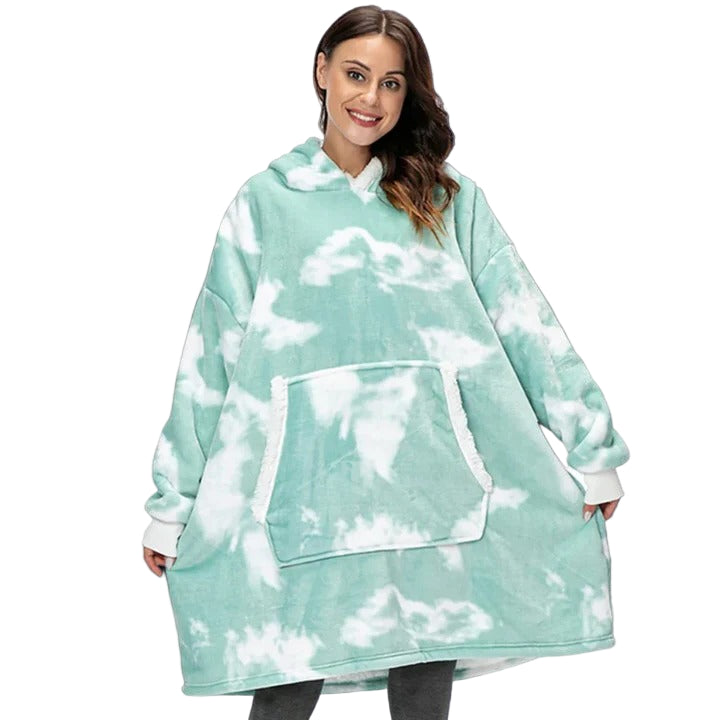Giant Wearable Blanket Hoodie Oversized and Warm