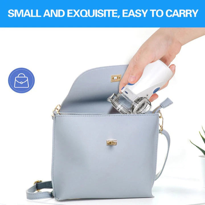 Portable Ultrasonic Mesh Nebulizer, Compact, Quiet Mist Device for Personal Use