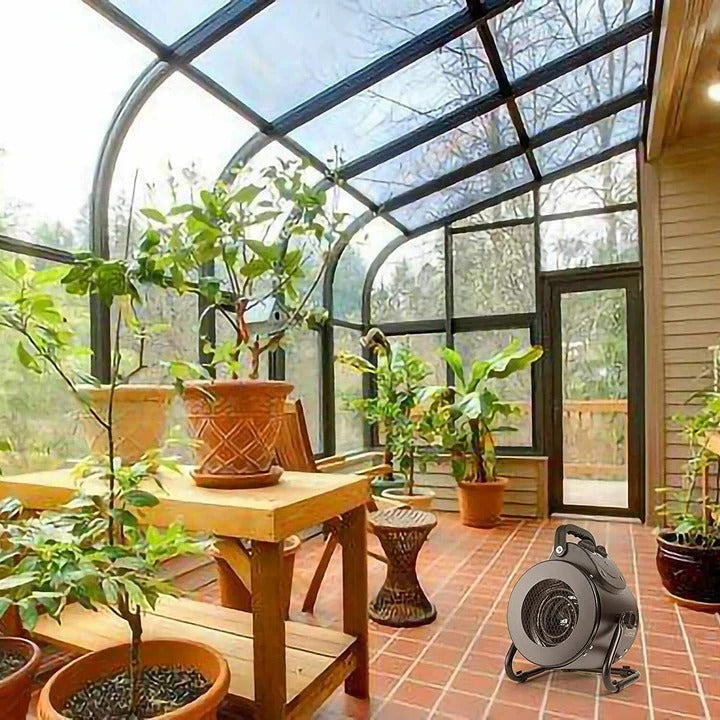 Electric Fan Heater for Indoor Areas and Workspaces