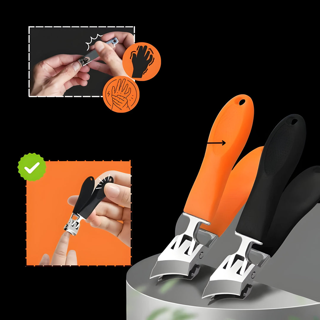 Heavy Duty Nail Clipper, Wide Jaw Cutter for Hard Fingernails