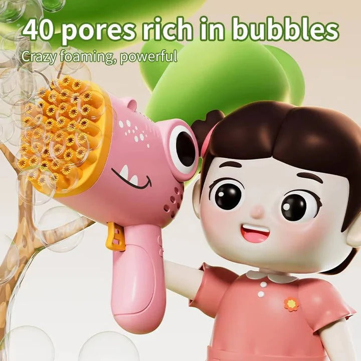 Bubble Gun Toy for Kids and Outdoor Play