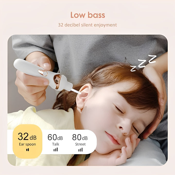 Vacuum Ear Cleaner Device with Soft Tip