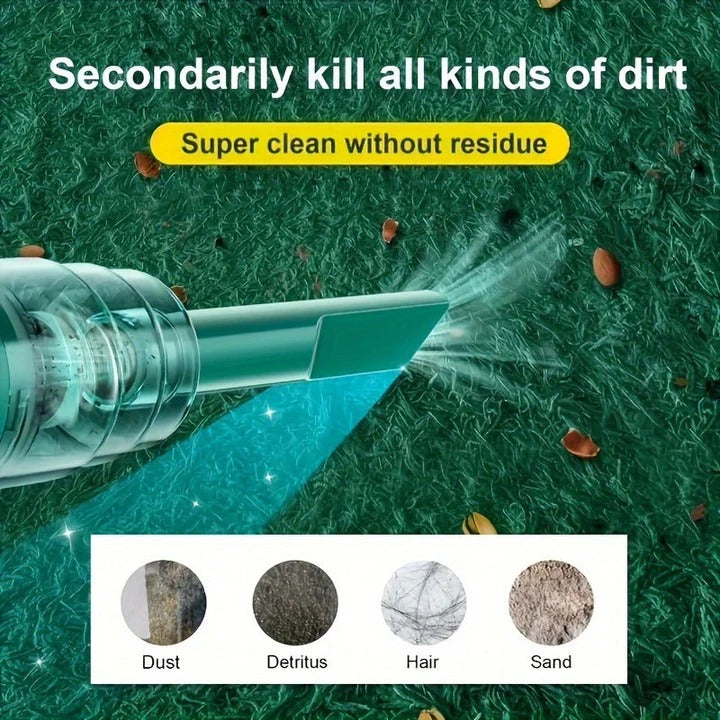 Mini Vacuum Cleaner USB Rechargeable for Car and Home