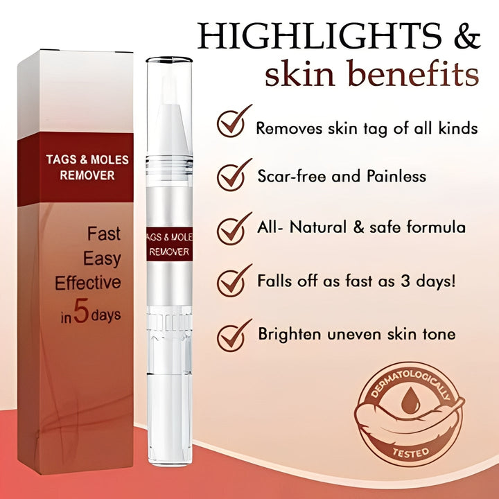 Skin Tag and Mole Appearance Cosmetic Oil