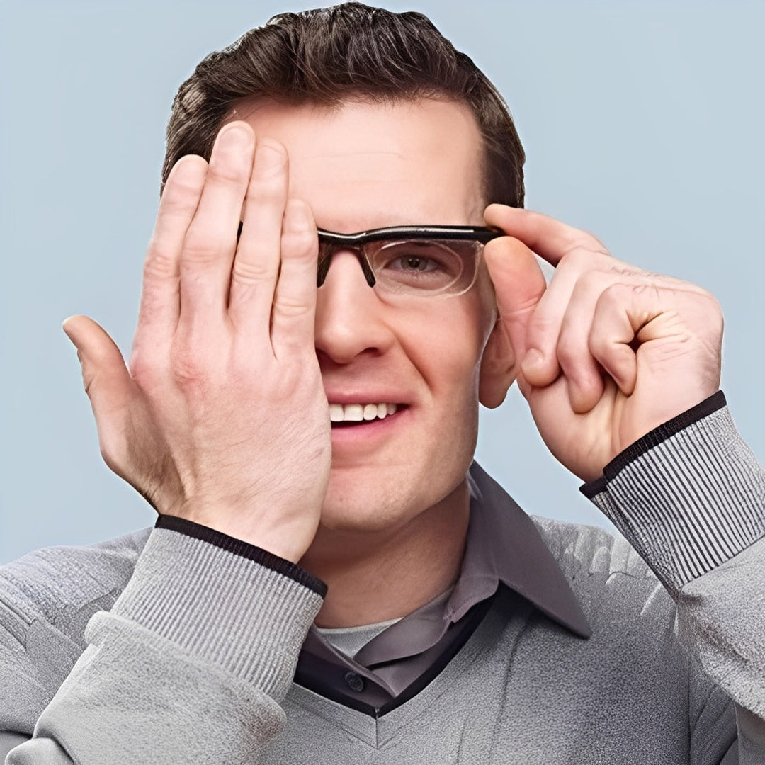 Adjustable Focus Dual-Lens Glasses