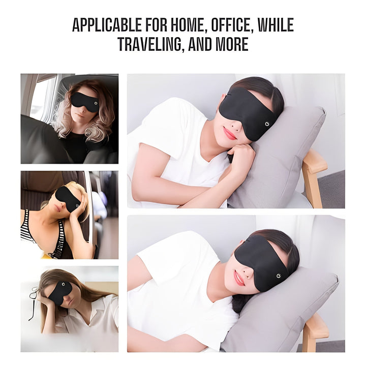 Electric Heated Eye Mask Rechargeable for Relaxation and Relief