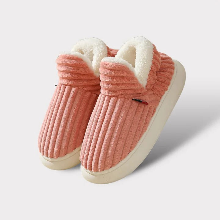 Warm Indoor Slippers with Non-Slip Sole and Soft Lining
