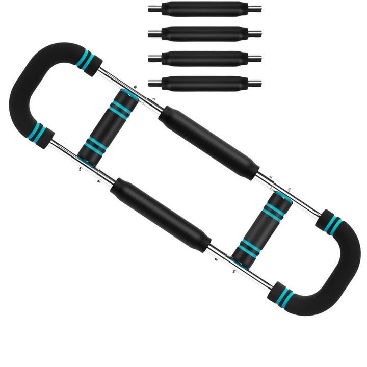 Adjustable Spring Resistance Arm Sneaker with Tension Bars for Upper Body Exercise