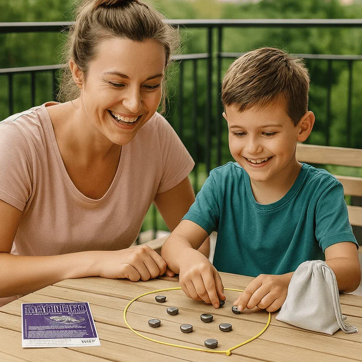 Portable Magnetic Chess Set for Family and Strategic Play