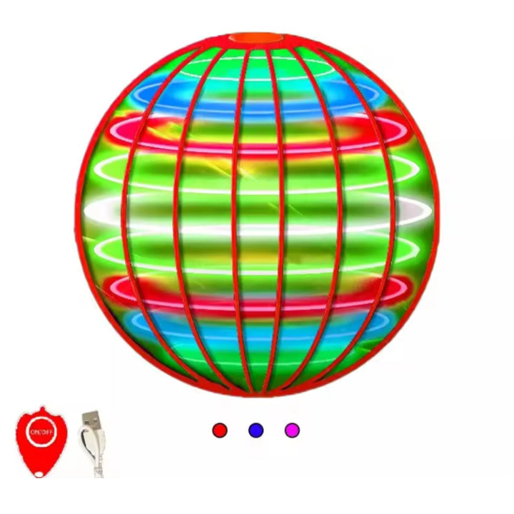 Hand-Controlled Flying Spinner with 360° Gyroscope and Multicolor LED Lights